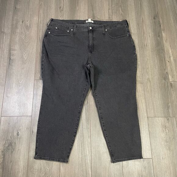 Madewell Curvy Perfect Vintage Plus Lunar Wash Denim Jeans US Women's 26W New - Picture 2 of 6